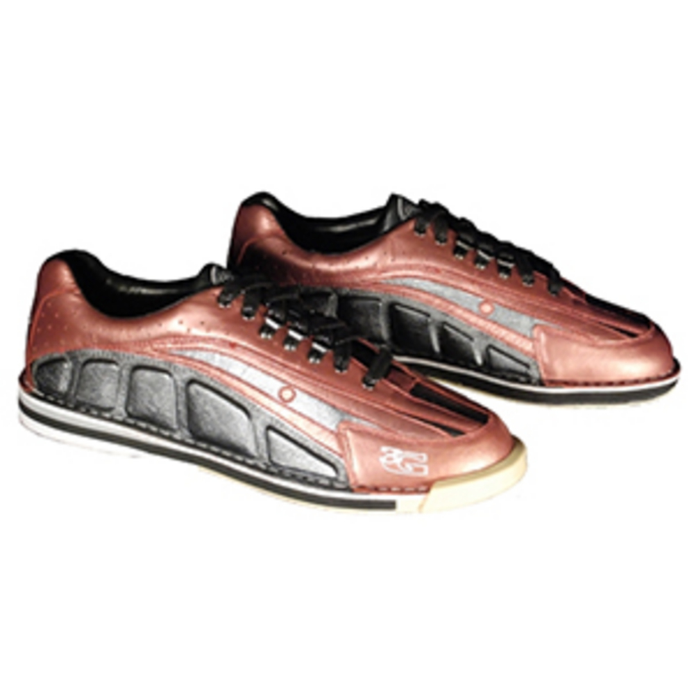 3G Bowling Mens Tour Ultra GreyWine Right Handed Bowling Shoes
