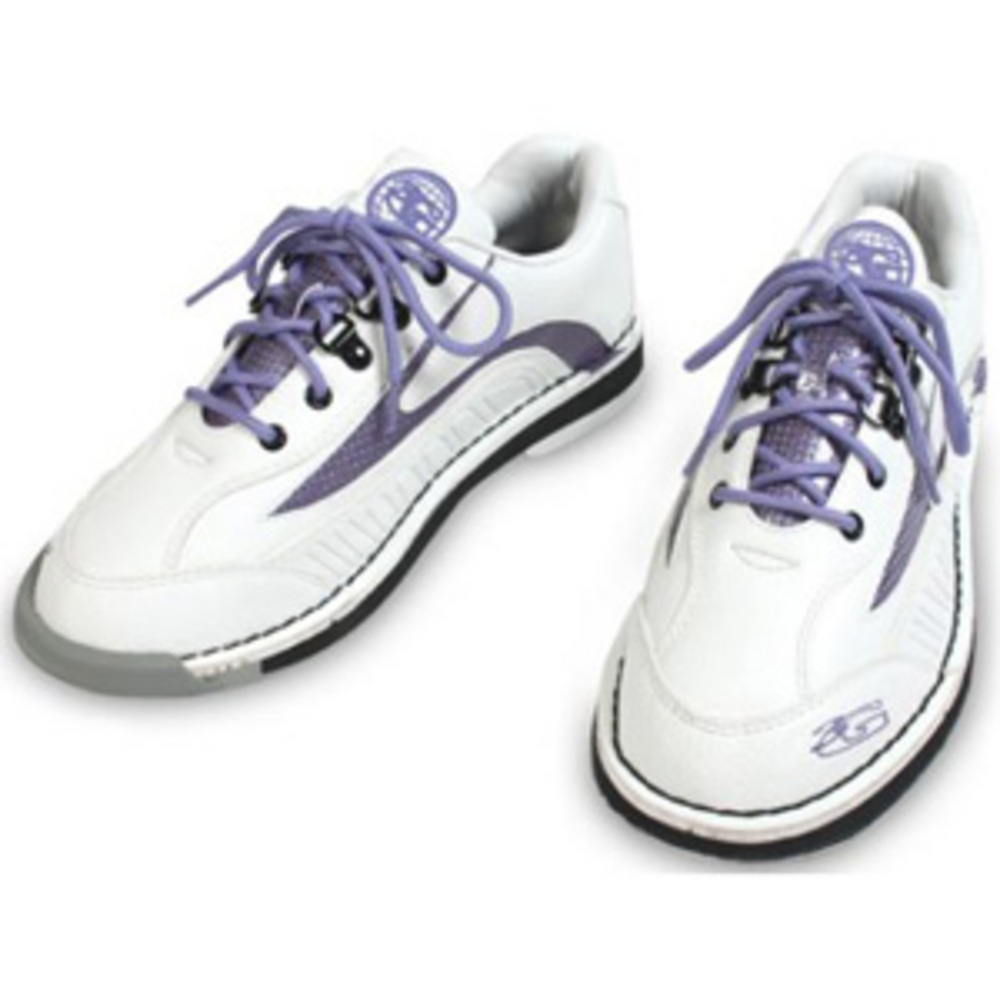 3G Bowling Sport Classic WhitePurple Womens Right Handed Bowling Shoes