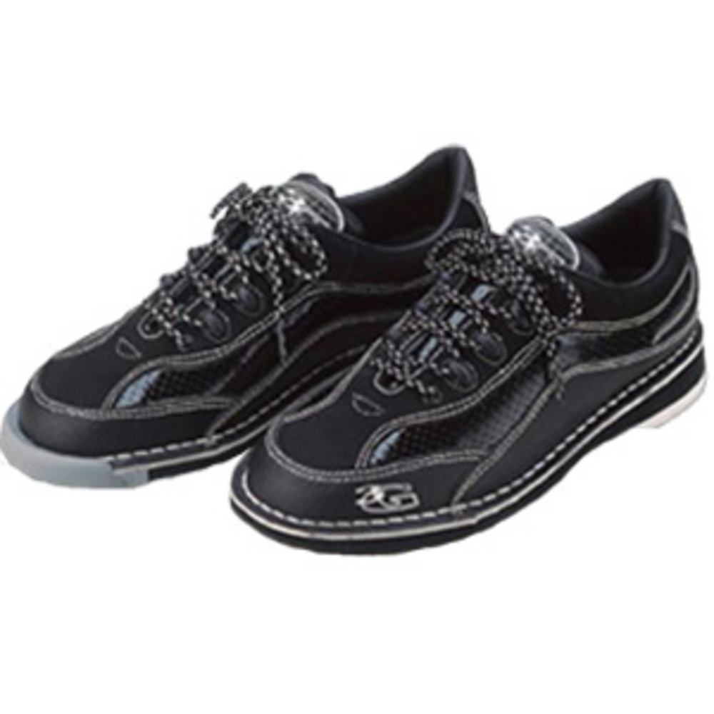 3G Bowling Sport Deluxe Black Mens Left Handed Bowling Shoes