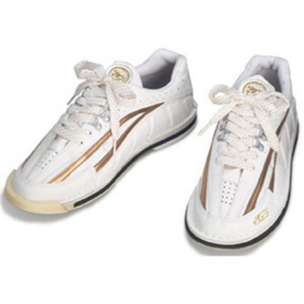 3G Bowling Tour Ultra WhiteGold Womens Right Handed Bowling Shoes