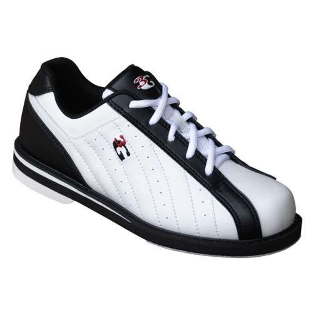 3G Bowling Unisex Kicks WhiteBlack Bowling Shoes