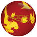 900 Global Hook YellowRed Solid Bowling Balls