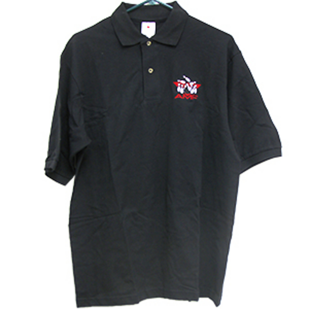 AMF 300 AMF Polo Shirt Black Bowling Accessories