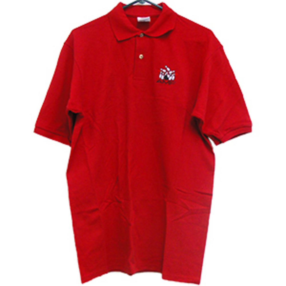 AMF 300 AMF Polo Shirt Red Bowling Accessories