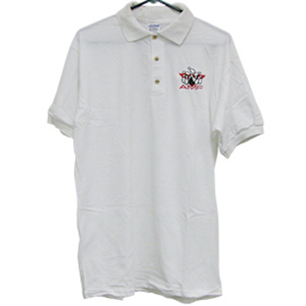 AMF 300 AMF Polo Shirt White Bowling Accessories