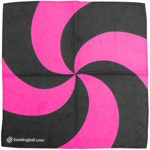 bowlingball.com Pink Spiral Suede Microfiber Towel bowlingball.com Pink Spiral Suede Microfiber Towel