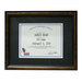 bowlingball.com Bronze Certificate Display Frame 