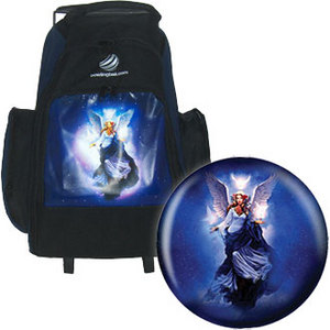 bowlingball.com Angel Ball - Celestial Apparition w/ Single Ball Roller Bag bowlingball.com Angel Ball - Celestial Apparition w/ Single Ball Roller Bag
