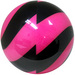 bowlingball.com Spiral Pink/Black Viz-A-Ball w/ Bag bowlingball.com Spiral Pink/Black Viz-A-Ball w/ Bag