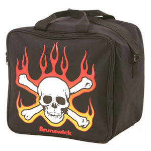 Brunswick Single Ball Jolly Roger (Flaming Skull)