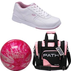 Brunswick T Zone Pink Ball Bag and Shoe Package Brunswick T Zone Pink Ball Bag and Shoe Package
