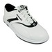 Brunswick Womens Silk WhiteBlack Wide Width Bowling Shoes
