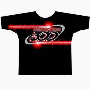 Columbia 300 Red Neon Flare Dye-Sublimated Crew Neck Columbia 300 Red Neon Flare Dye-Sublimated Crew Neck