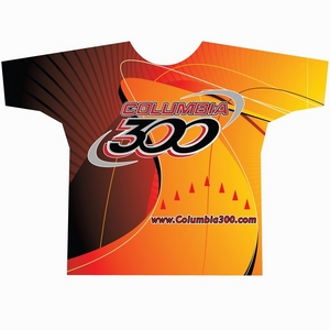 Columbia 300 Yellow Lane Dye-Sublimated Crew Neck Columbia 300 Yellow Lane Dye-Sublimated Crew Neck