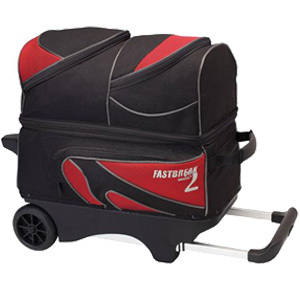 Ebonite Fastbreak 2 Ball Roller Black/Red Ebonite Fastbreak 2 Ball Roller Black/Red