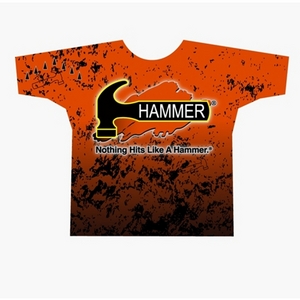 Hammer Orange Grunge Dye-Sublimated Crew Neck Hammer Orange Grunge Dye-Sublimated Crew Neck