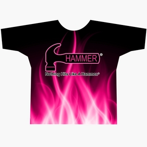 Hammer Pink Flames Dye-Sublimated Crew Neck Hammer Pink Flames Dye-Sublimated Crew Neck