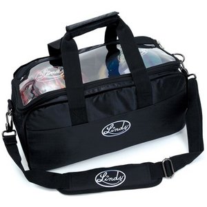 Linds Basic Clear Double Tote Black