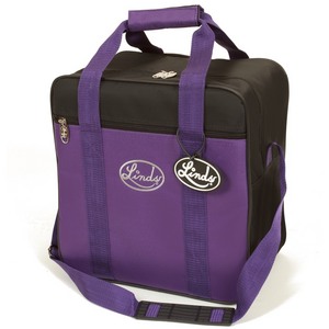 Linds Basic Single Ball Tote Black/Purple Linds Basic Single Ball Tote Black/Purple
