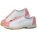 Linds Womens Exxtra 2 WhitePink Right Handed Wide Width Bowling Shoes