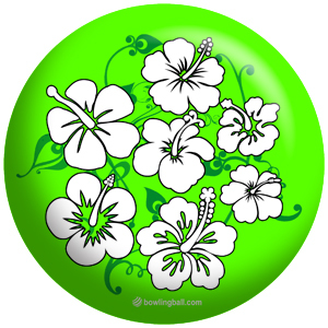 OTB Flower Lime/Green - bowlingball.com Exclusive OTB Flower Lime/Green - bowlingball.com Exclusive