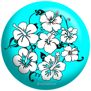 OTB Flower Teal/Black - bowlingball.com Exclusive OTB Flower Teal/Black - bowlingball.com Exclusive