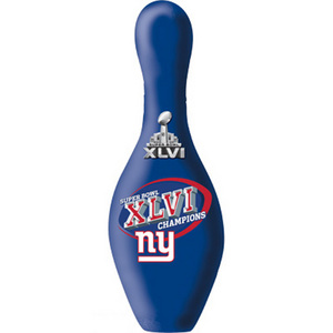 OTB NFL New York Giants Super Bowl XLVI Champions V1 Bowling Pin OTB NFL New York Giants Super Bowl XLVI Champions V1 Bowling Pin