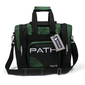 Pyramid Path Single Deluxe Tote Black/Hunter Green