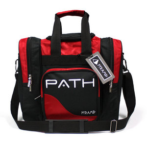 Pyramid Path Single Deluxe Tote Black/Red