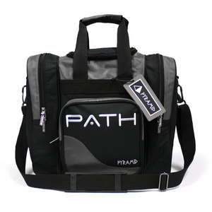 Pyramid Path Single Deluxe Tote Black/Silver