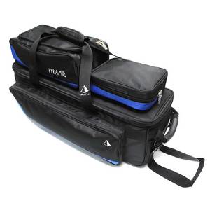 Pyramid Path Triple Tote Roller Plus Black/Royal Blue