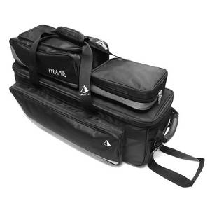 Pyramid Path Triple Tote Roller Plus Black/Silver Pyramid Path Triple Tote Roller Plus Black/Silver
