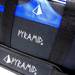 Pyramid Path Double Tote Plus Clear Top Black/Royal Blue Pyramid Path Double Tote Plus Clear Top Black/Royal Blue