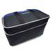 Pyramid Path Double Tote Plus Clear Top Black/Royal Blue Pyramid Path Double Tote Plus Clear Top Black/Royal Blue