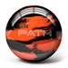 Pyramid Path Orange/Black w/ Free Deluxe Bag Tag Front Pyramid Path Orange/Black w/ Free Deluxe Bag Tag Front