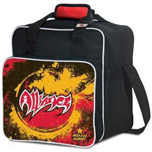 Roto Grip Alliance 1 Ball Tote Red/Gold Roto Grip Alliance 1 Ball Tote Red/Gold