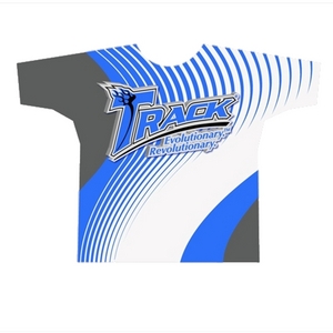 Track Blue/Charcoal/White Dye-Sublimated Crew Neck Track Blue/Charcoal/White Dye-Sublimated Crew Neck