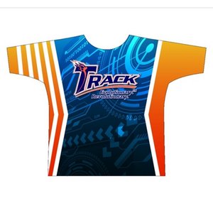 Track Blue Digital Dye-Sublimated Crew Neck Track Blue Digital Dye-Sublimated Crew Neck
