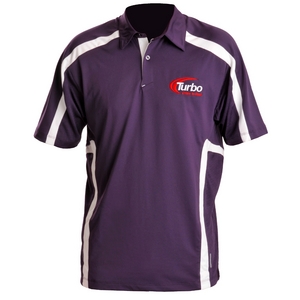 Turbo 2-N-1 Grips Men's Accelerate Sports Shirt Purple/White Turbo 2-N-1 Grips Men's Accelerate Sports Shirt Purple/White