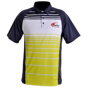 Turbo 2-N-1 Grips Men's Turbo Sublimated Striped Sport Shirt Citron Turbo 2-N-1 Grips Men's Turbo Sublimated Striped Sport Shirt Citron