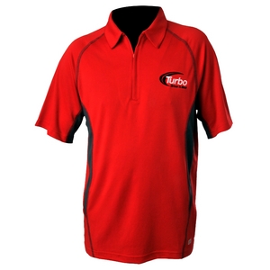 Turbo 2-N-1 Grips Performance Plus Sport Shirt Red/Black Turbo 2-N-1 Grips Performance Plus Sport Shirt Red/Black