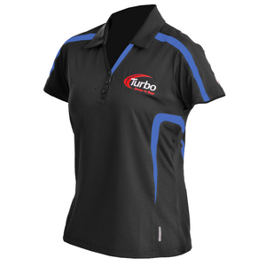 Turbo 2-N-1 Grips Women's Accelerate Sport Shirt Blue/Black Turbo 2-N-1 Grips Women's Accelerate Sport Shirt Blue/Black
