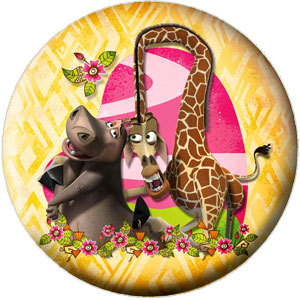 Viz-A-Ball Madagascar Gloria & Melman