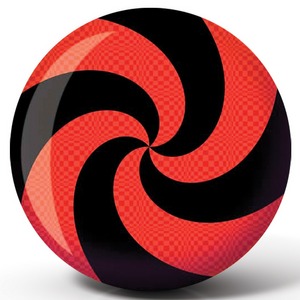 Viz-A-Ball Spiral Red/Black Viz-A-Ball Spiral Red/Black