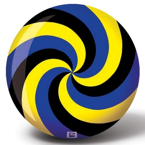 Viz-A-Ball Spiral Yellow/Black/Blue Viz-A-Ball Spiral Yellow/Black/Blue